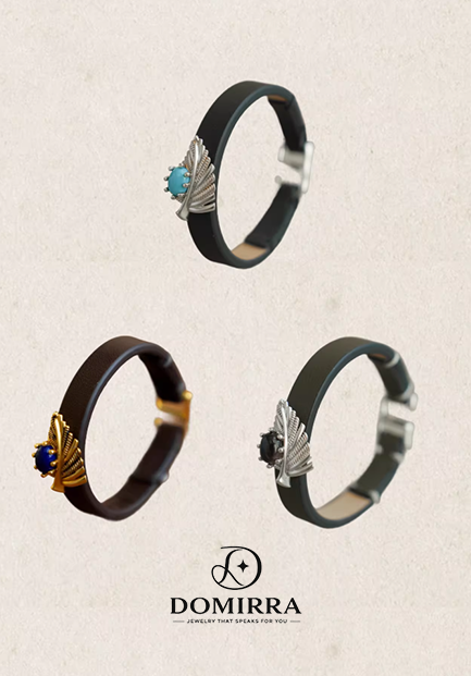 Palm Leather Wrap Bracelet – Luxe Full-Grain Wristband
