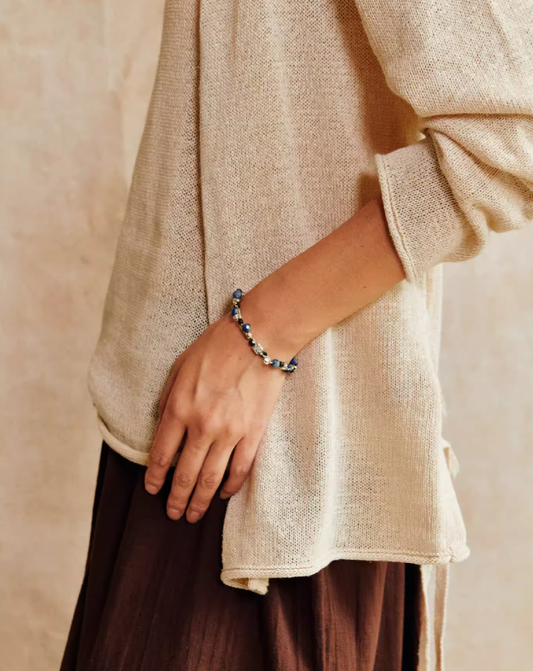 Palm Glow Handwoven Bracelet – Artisan Woven Accent