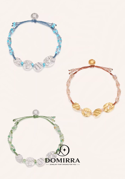 Layered Aviary Twist Bracelet – Crystal Bead Cascade